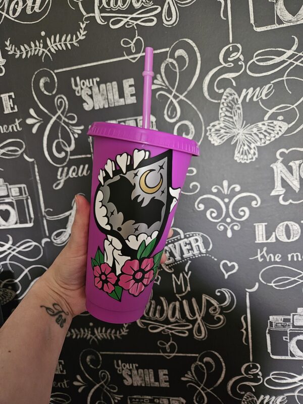 hand planchette 24oz cold cup - main product image
