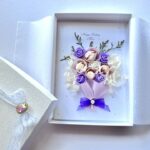 Luxury Personalised Handmade Birthday Card, 3D Dried Flower Birthday Card C045