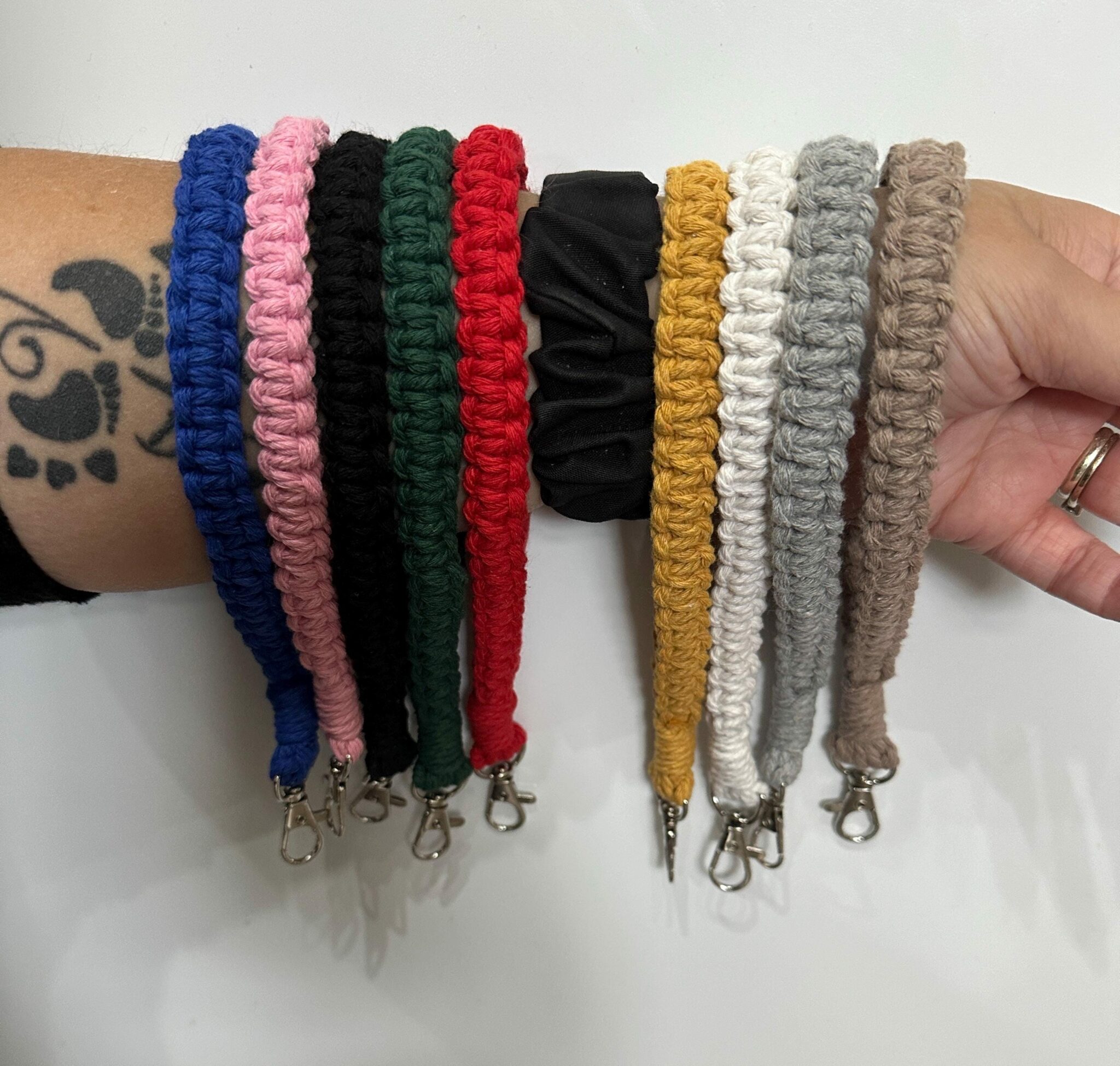 Macrame Wristlet Keyring - main product image