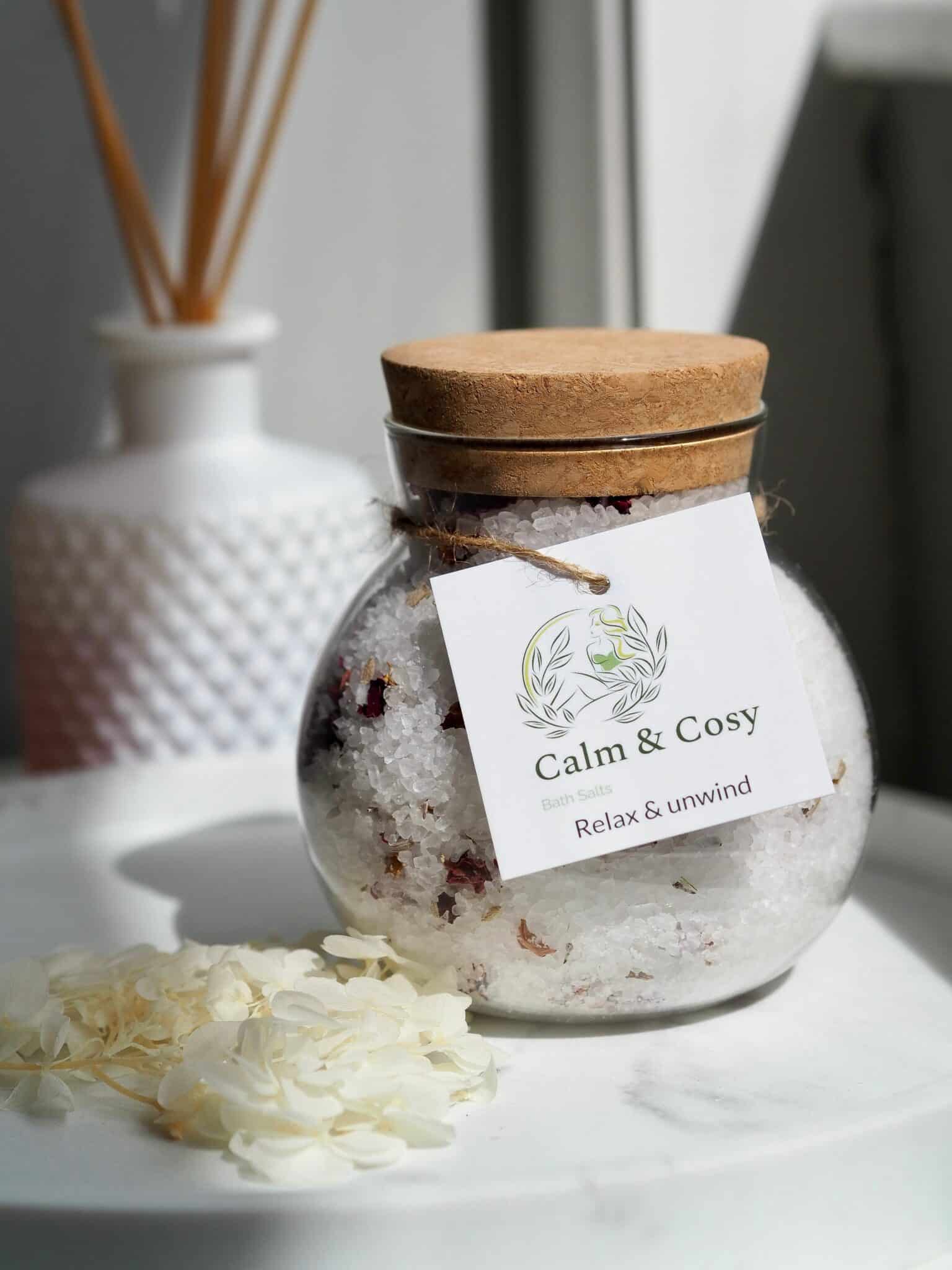 ROSE & LAVENDER BATH SALTS 500G - main product image