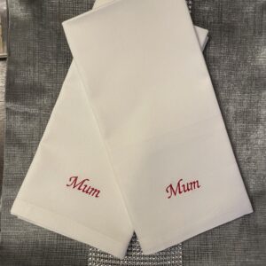 Embroidered Personalised Napkin