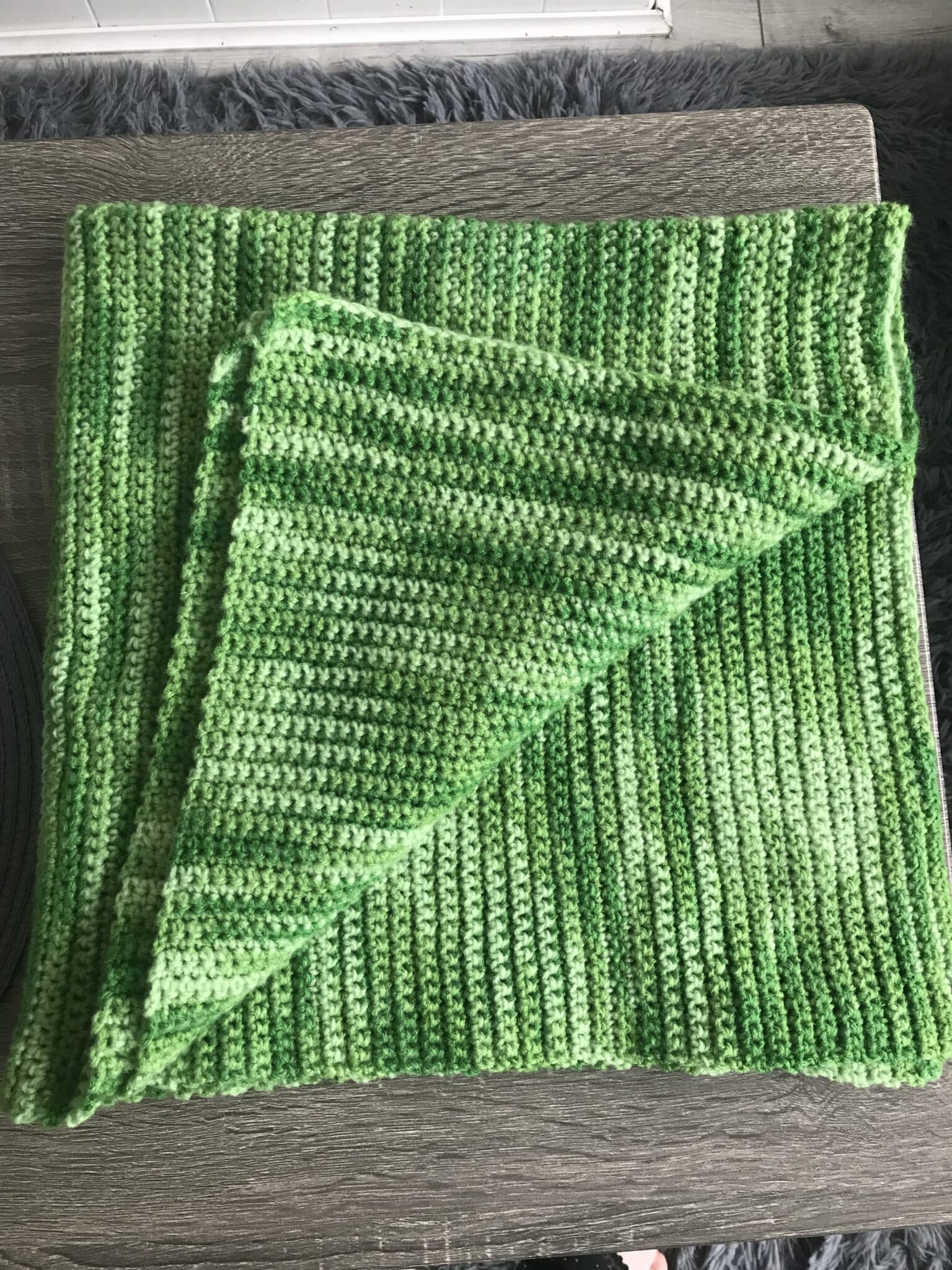 Autumn Green Newborn Baby Blanket - main product image