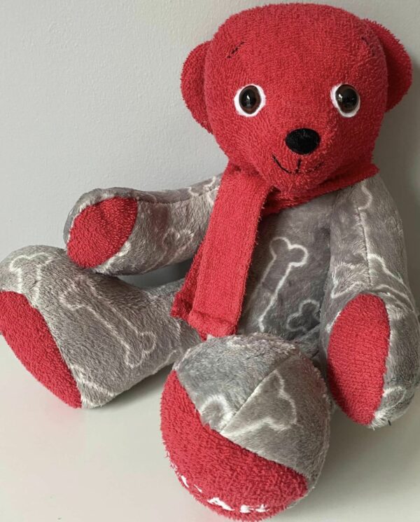 Memory bear made from pets clothes - product image 3