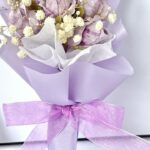Mini Dried Flower Bouquet, Birthday Flower, Purple Flower Birthday Gift MB001