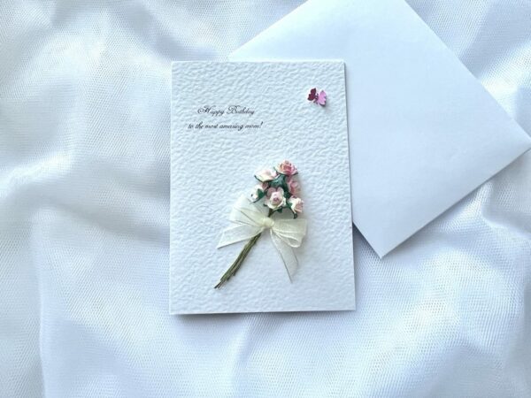 Luxury Handmade Personalised Birthday Card, 3D Flower Birthday Card C638 - product image 4