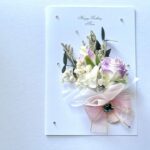 Luxury Personalised Handmade Birthday Card, 3D Dried Flower Birthday Card C635