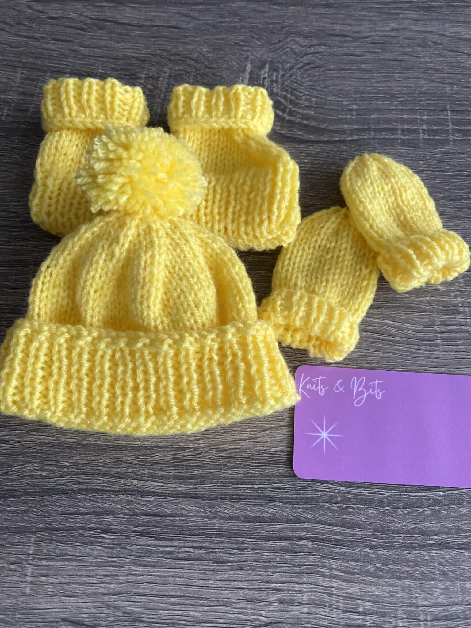 Sherbet Lemon Newborn Baby Winter Set - main product image