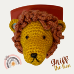Faux Gryffindor lion trophy head – Wall hanging – Nursery decoration – Harry Potter