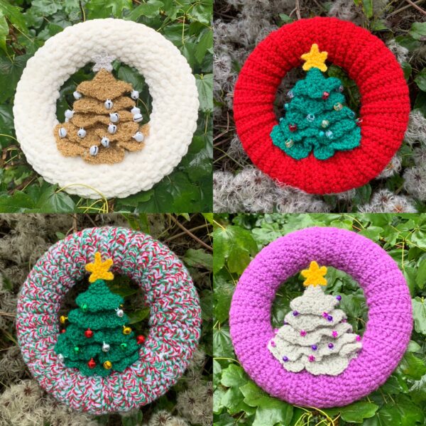 Crochet Christmas Tree Wreath - product image 2