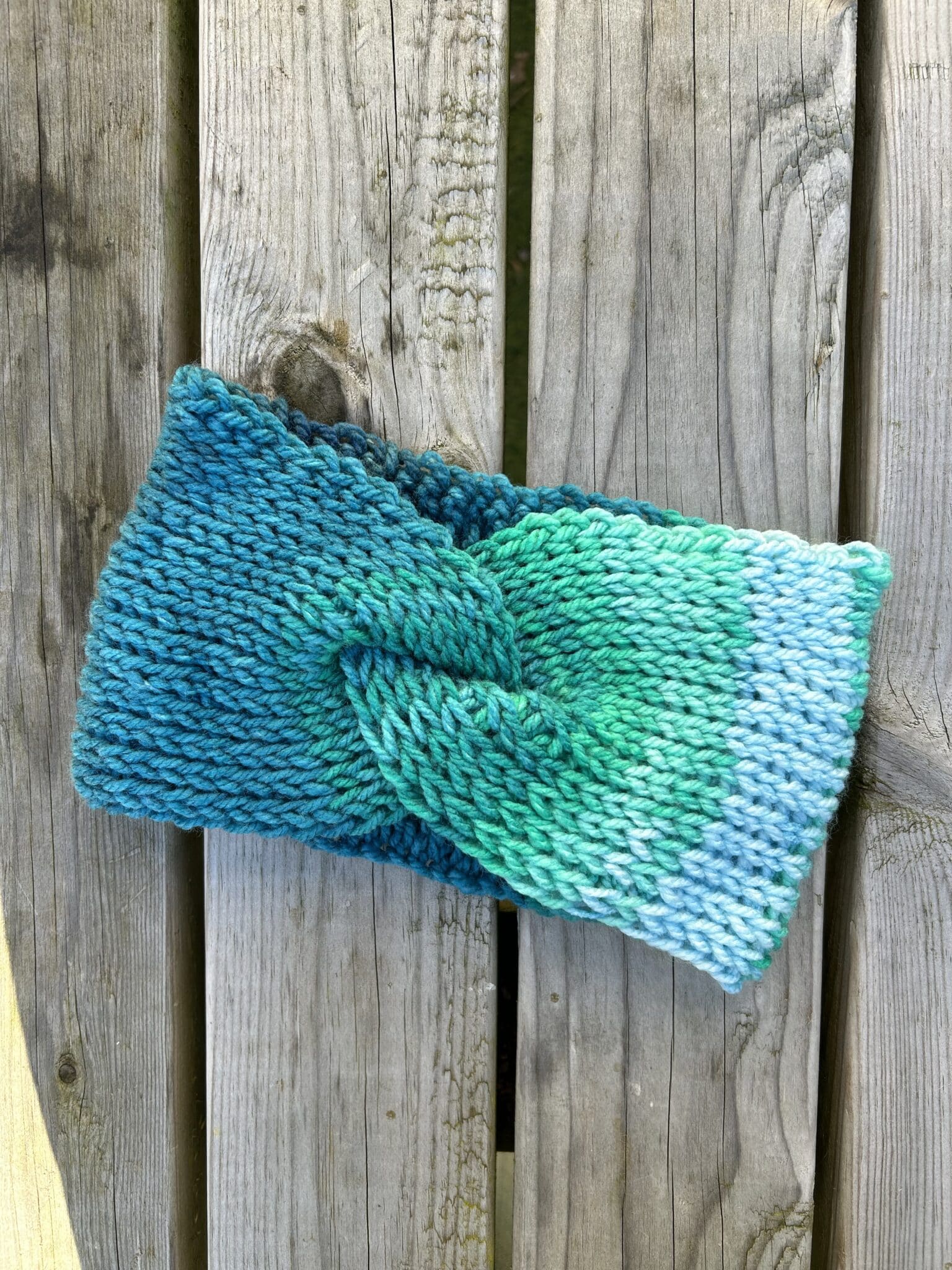 Crocheted Twist Ear Warmer – adult - main product image