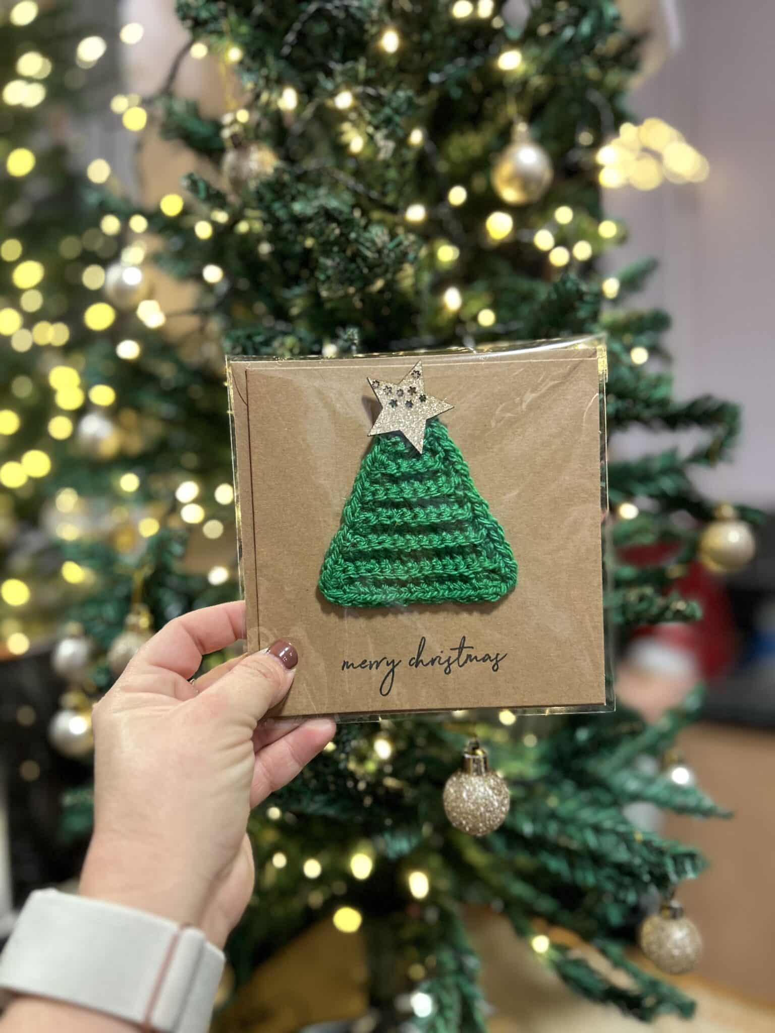Rustic Christmas Tree Card - main product image