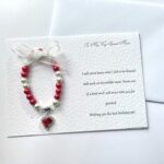 Luxury Personalised Handmade Bracelet Birthday Card with Envelope, Birthday Gift Card BC004