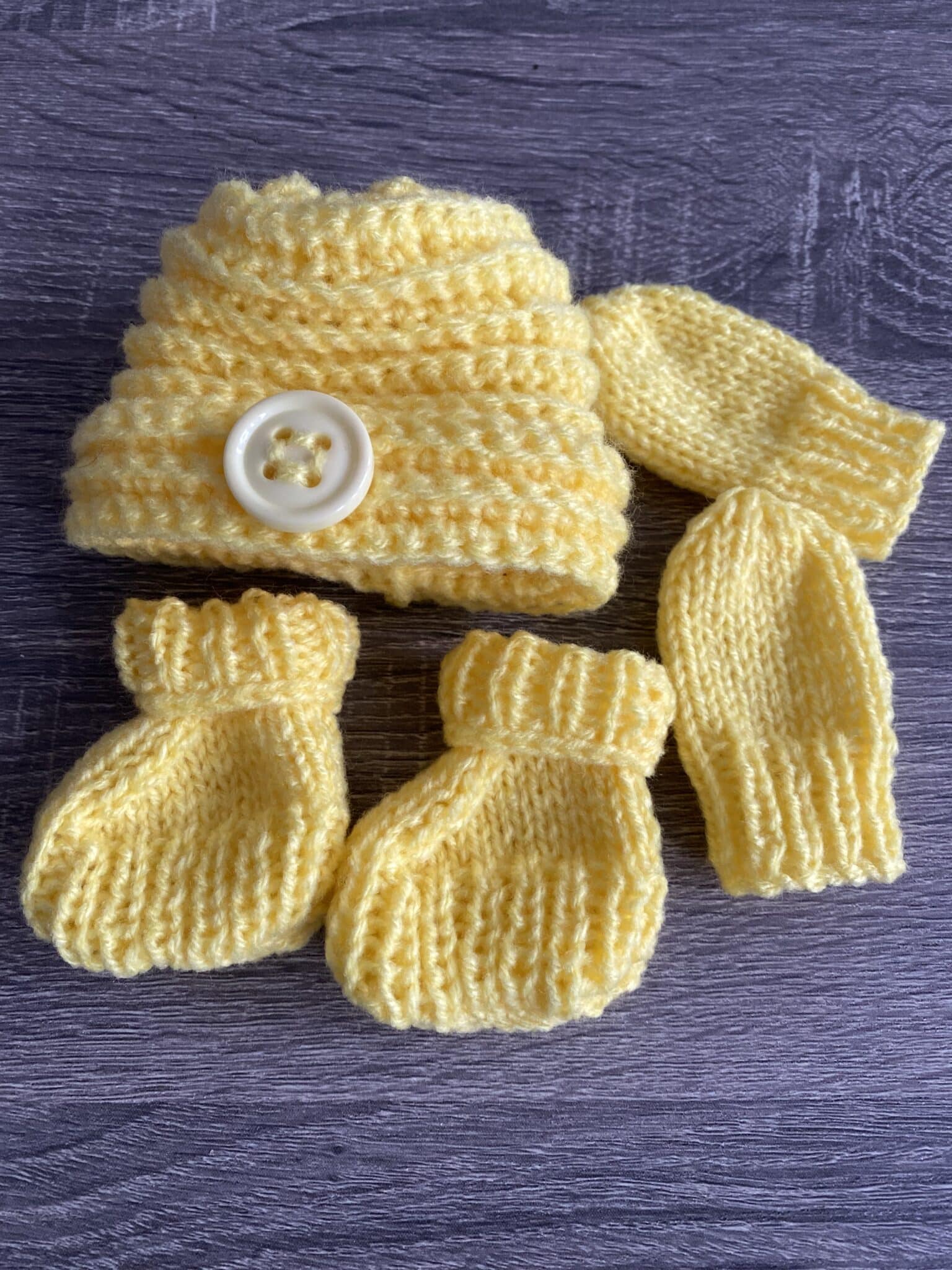 Sherbet Lemon Premature Baby Winter Set - main product image