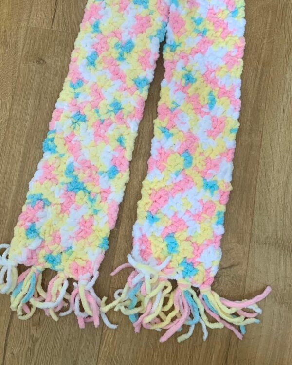 Cosy Children’s Scarf – Handmade by crochet – Made to Order - main product image