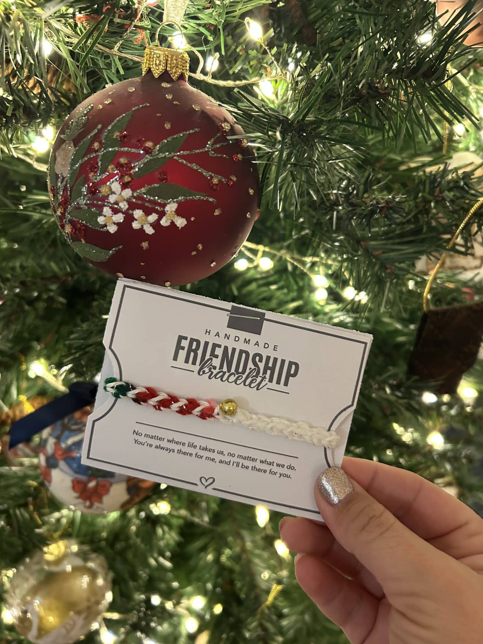 Christmas Friendship Bracelet - main product image