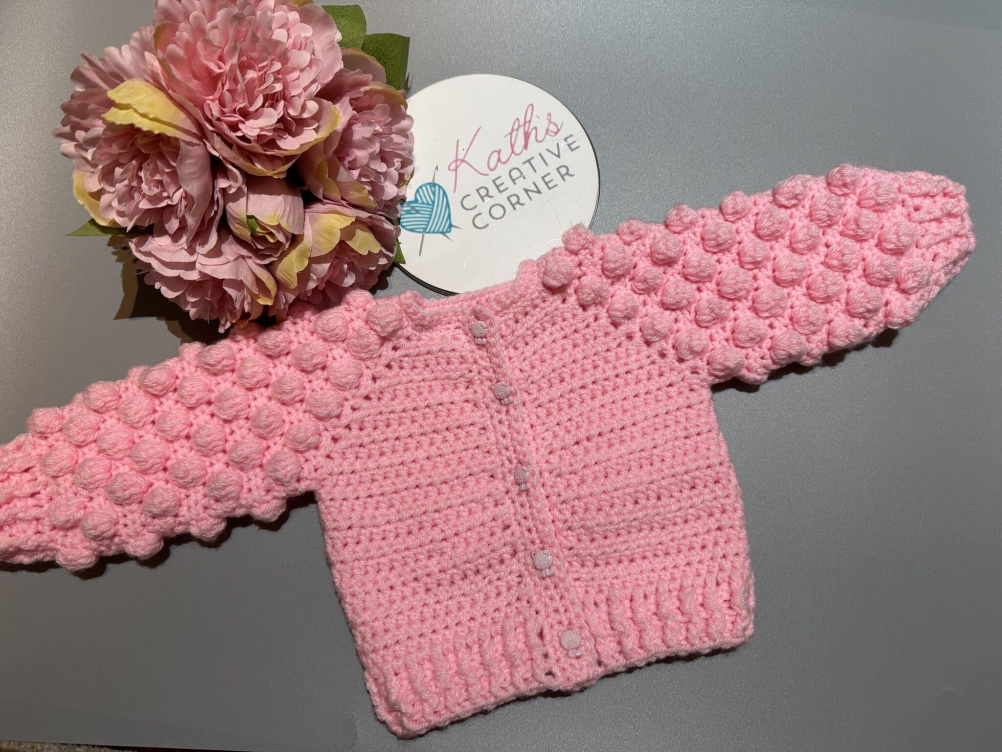 Baby Bobble Cardigan 0-3 months - main product image