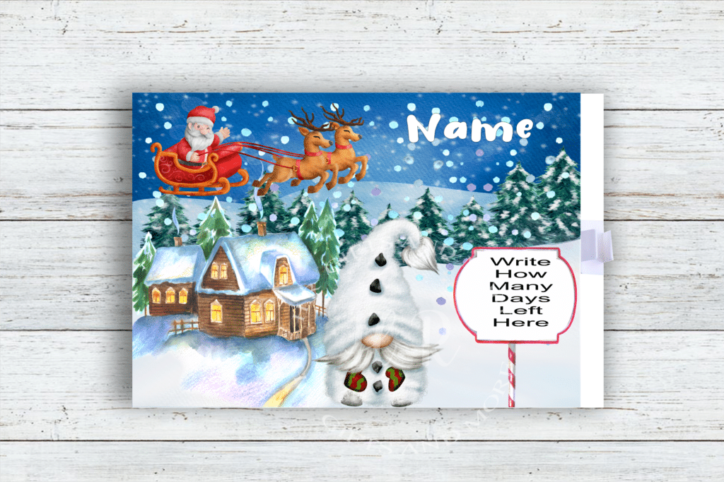 Personalised Christmas Countdowns