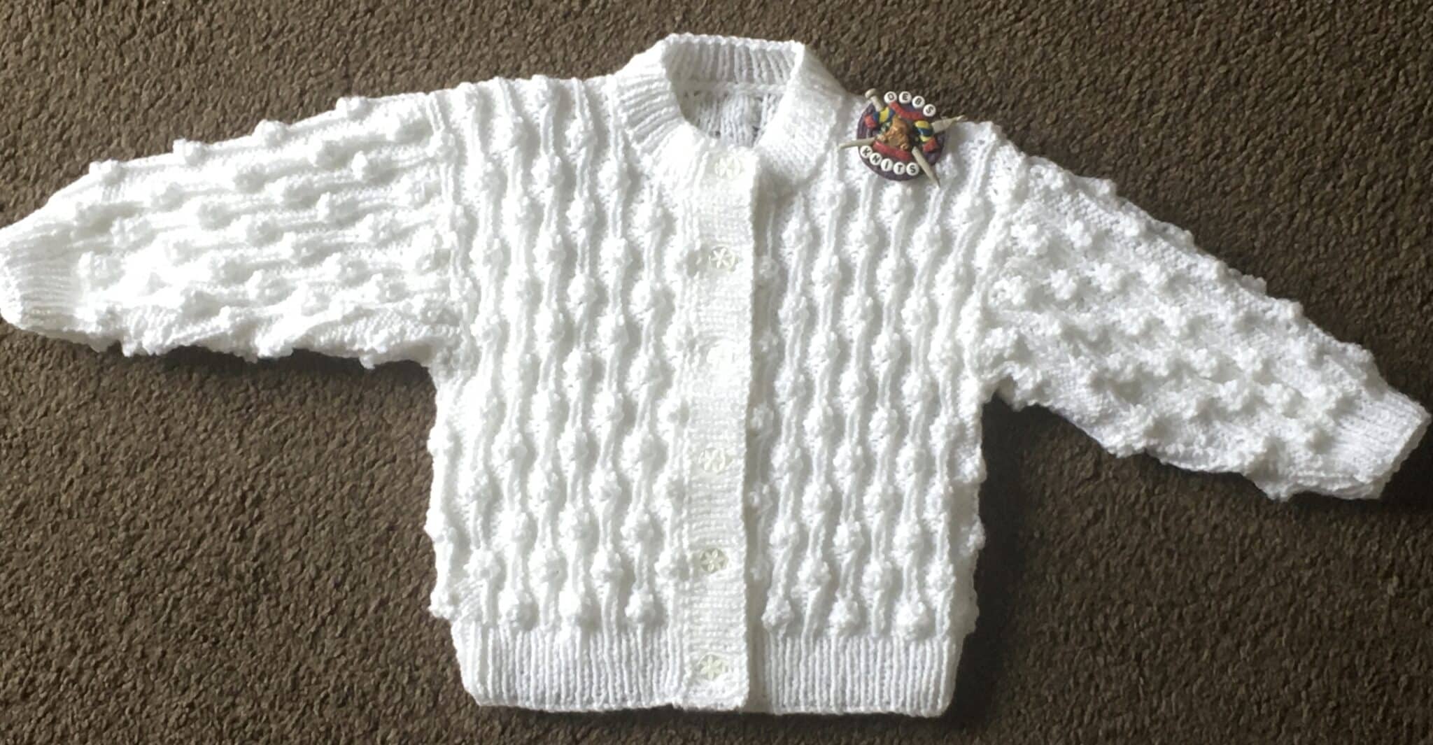 (11) Knitted Bobble Cardigan – Made to Order: product review image placeholder image (loading)