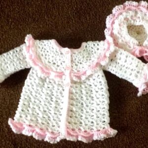 (12) Crochet Matinee Set - made to order