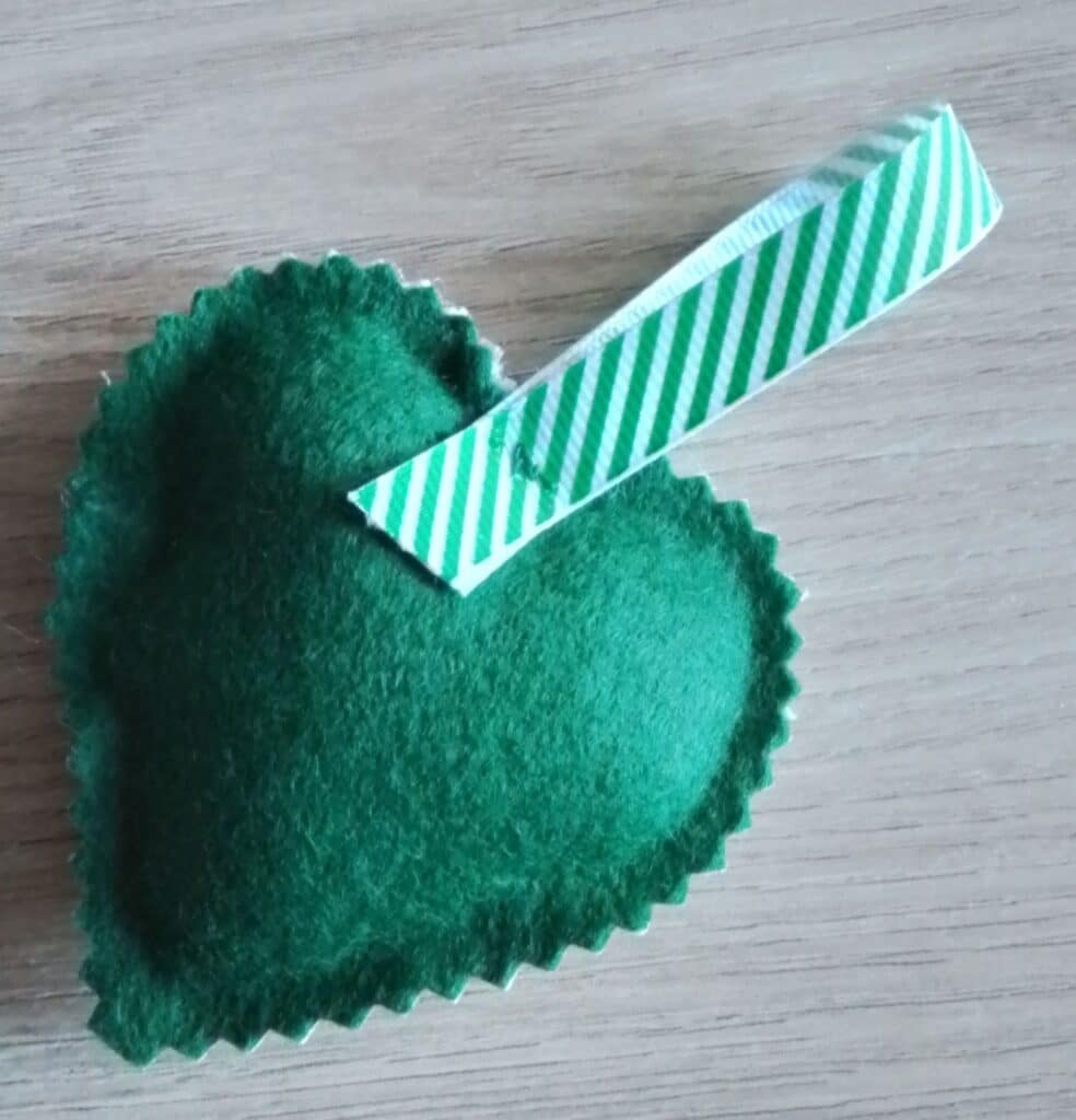 Cat Lover Heart, Pocket Heart, Cross Stitch, Cat Lover’s Gift – Green