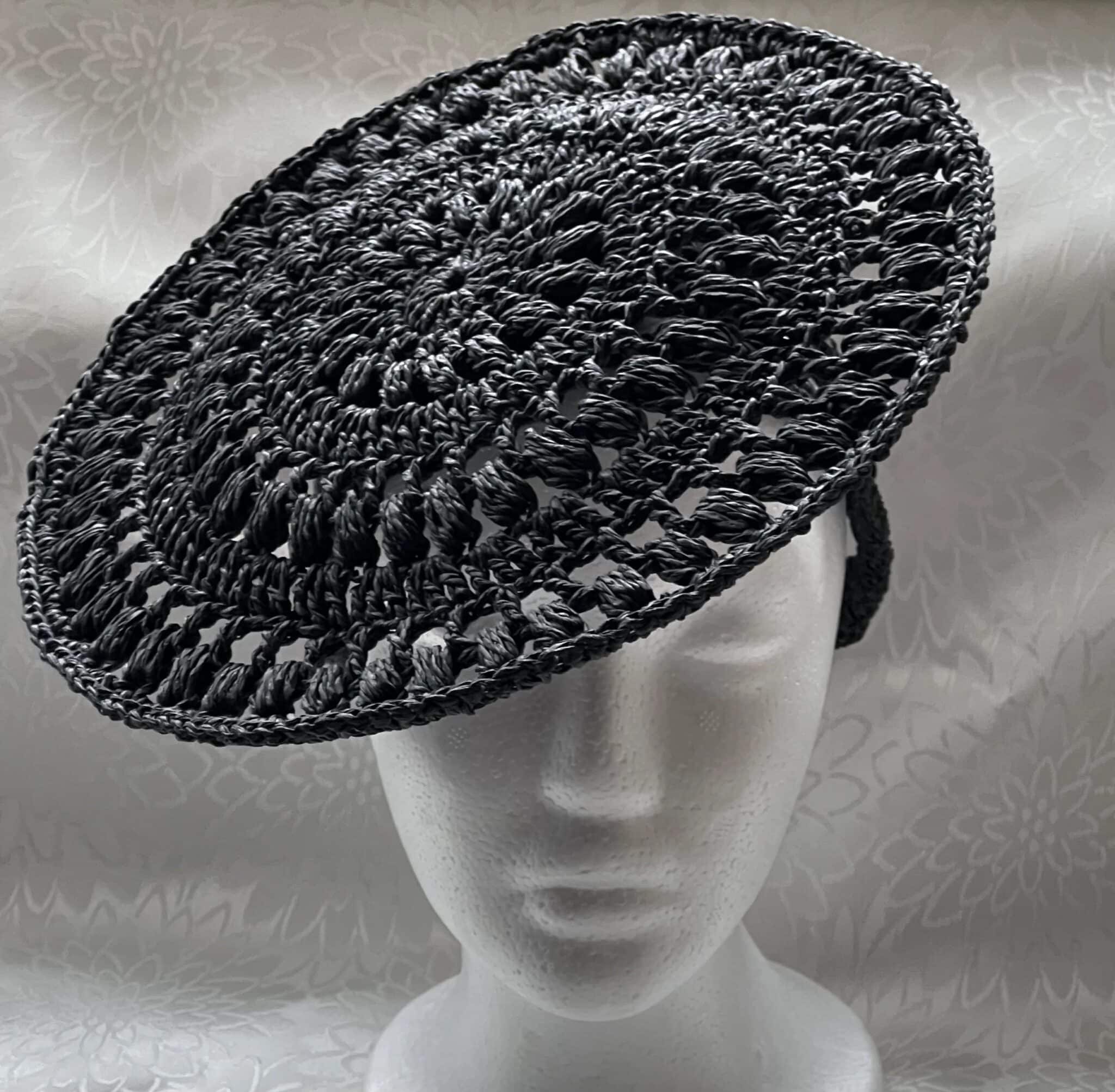 Crochet vintage style headpiece - main product image