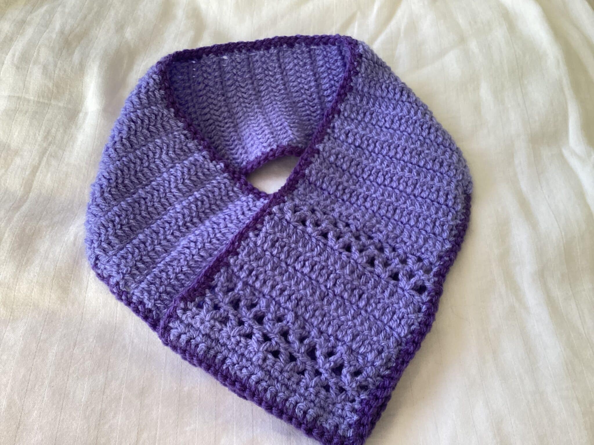 Neck warmer Lilac colour - main product image