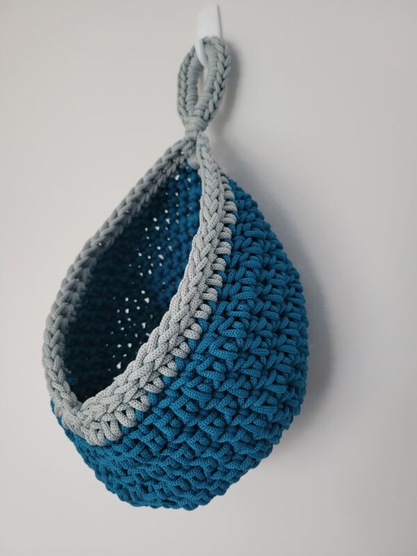 Crochet Teardrop Hanging Basket - product image 3