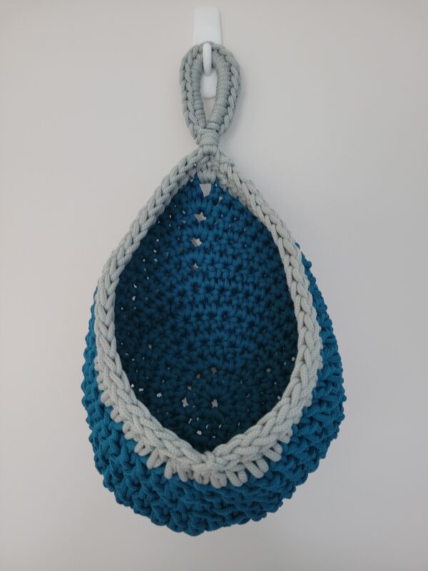 Crochet Teardrop Hanging Basket - product image 2