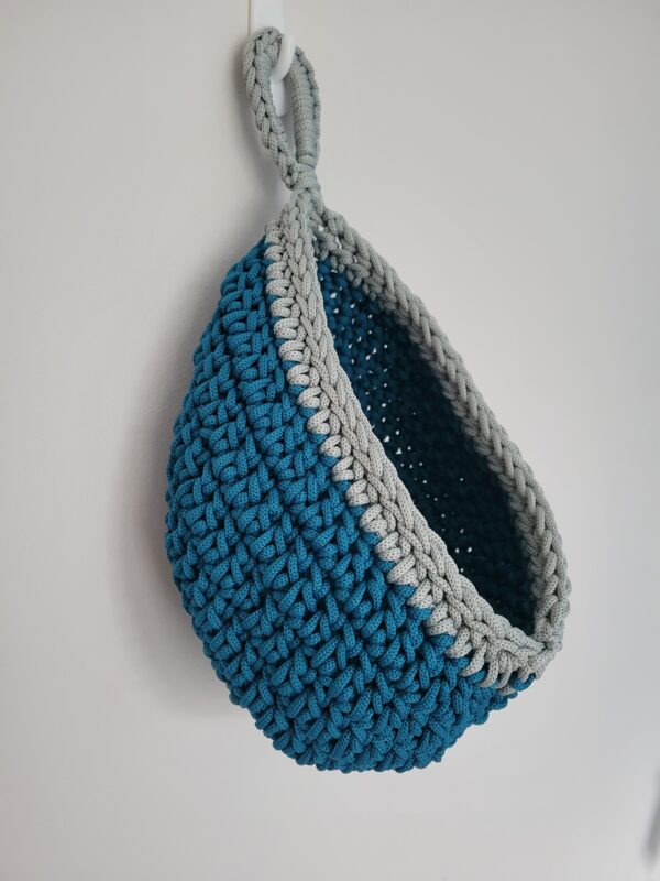 Crochet Teardrop Hanging Basket - product image 4