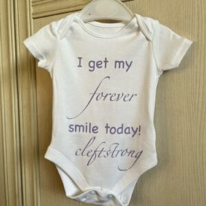 Cleft Lip Short Sleeved Vest 0-3 Months