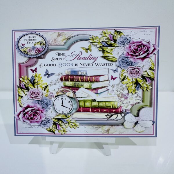 For the Love of Books – Handmade Birthday | Mother’s Day Greeting Card - main product image