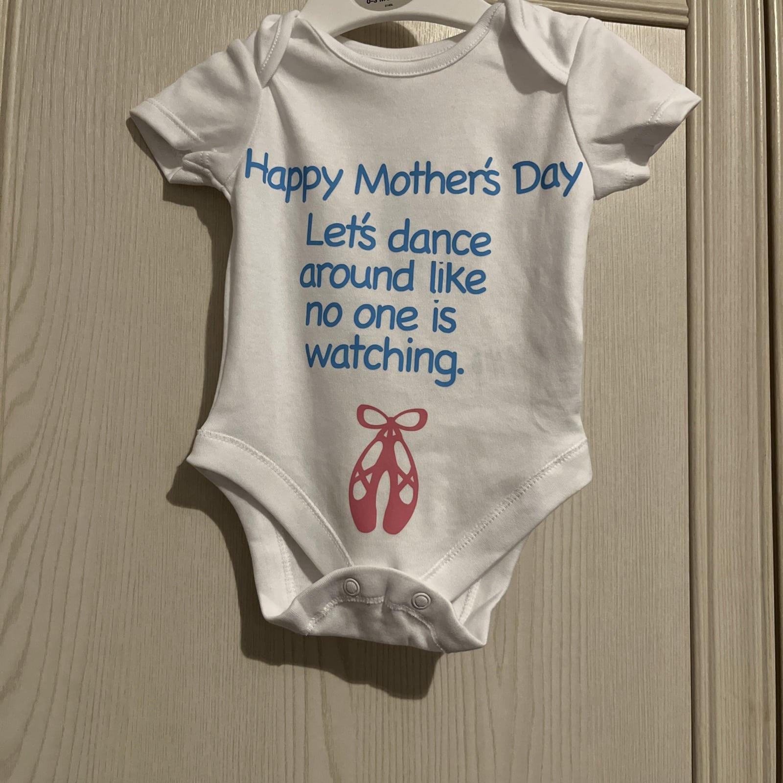 Happy Mothers Day short sleeved baby vest - main product image