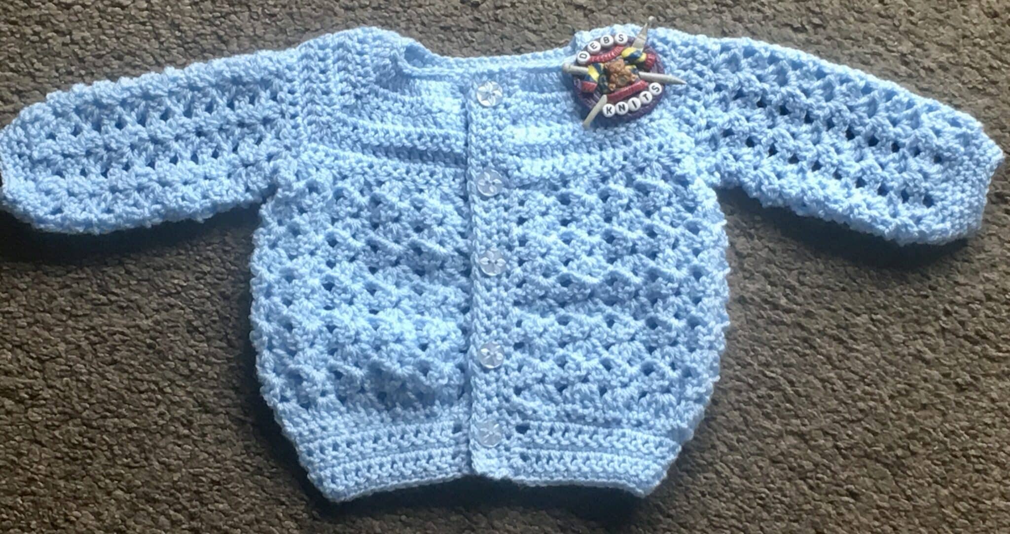 (17) Crochet Cardigan – Made to order - main product image