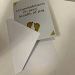 Congratulations baby card