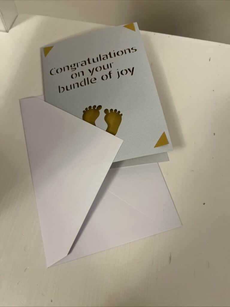 Congratulations baby card