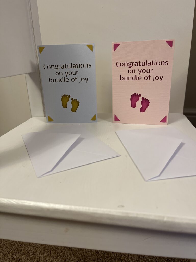 Congratulations baby card