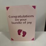 Congratulations baby card
