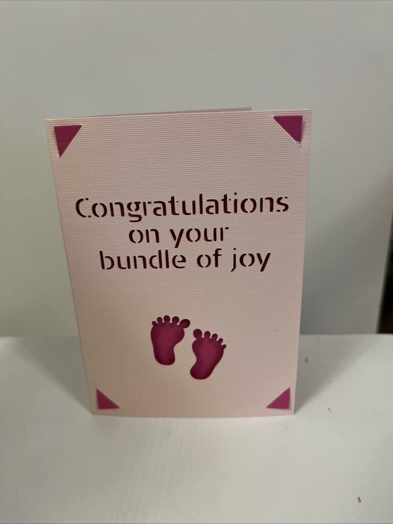 Congratulations baby card