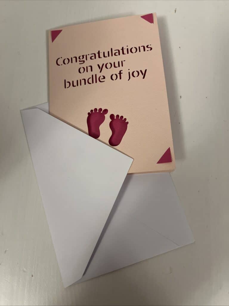 Congratulations baby card