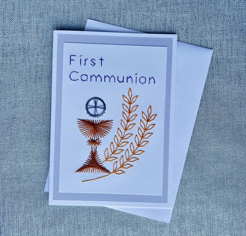 1st Holy Communion Card