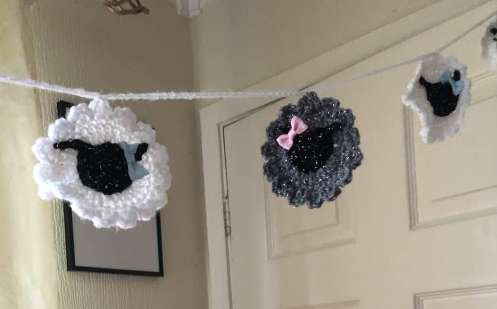 Easter lamb bunting