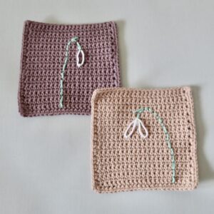 Snowdrop Coasters (Set of 2)