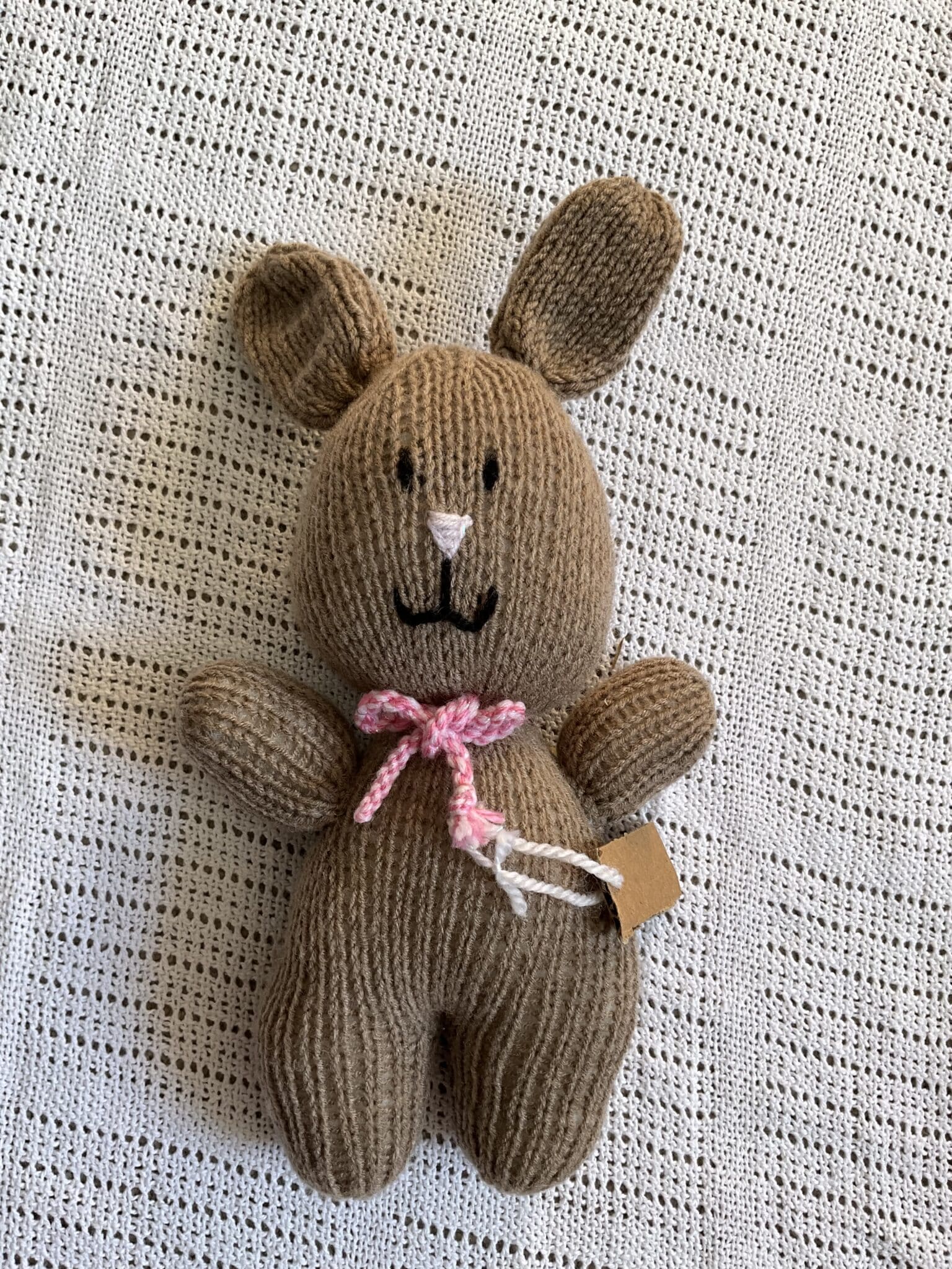 Handknitted Big Bunny toy - main product image