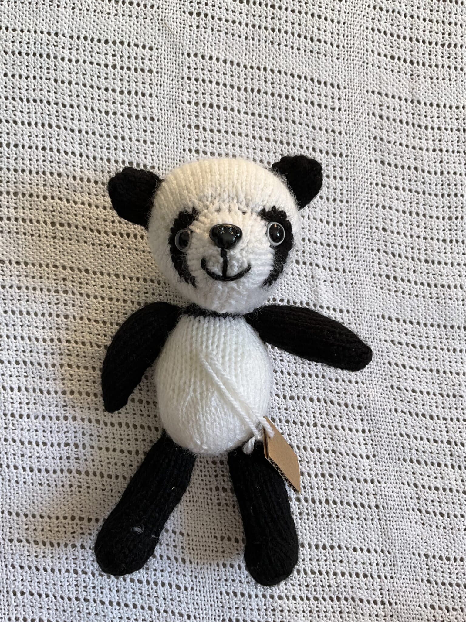 Handknitted little Panda Cub - main product image