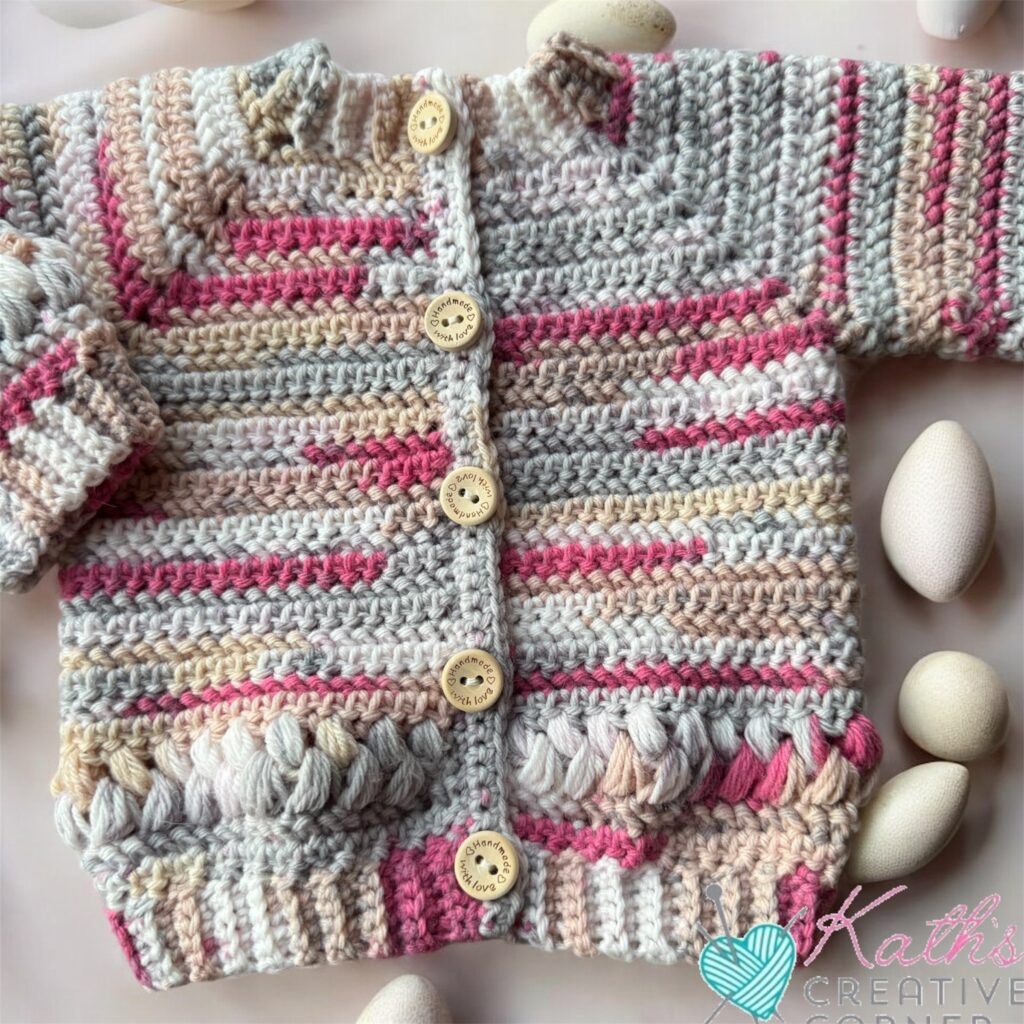 Hand Crocheted Baby Cardigan