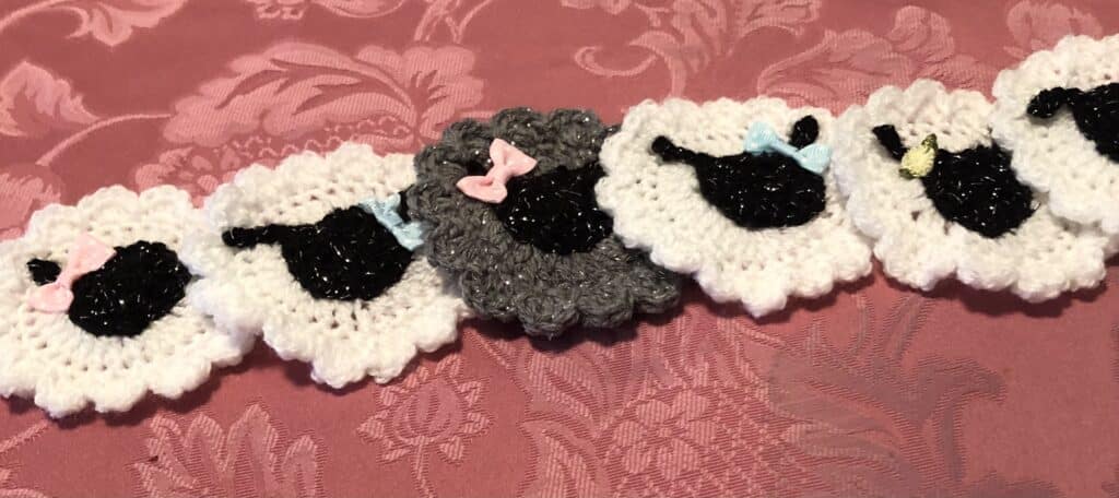 Easter lamb bunting