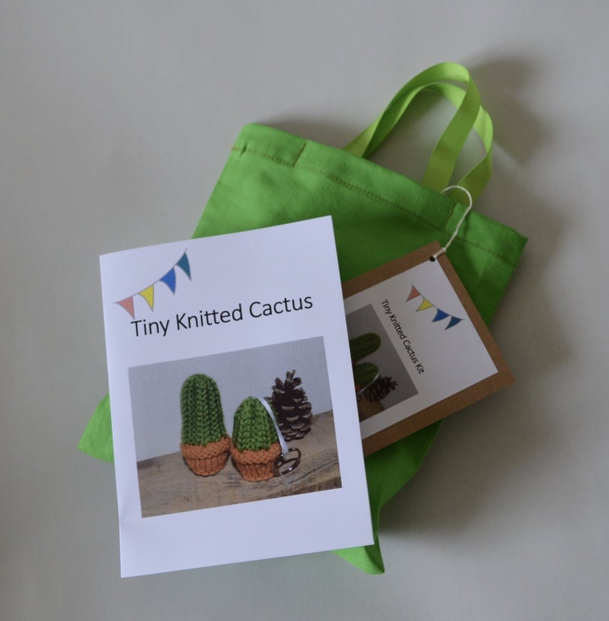 Cactus Knitting Kit - main product image