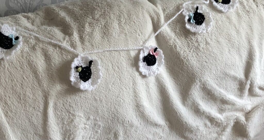 Easter lamb bunting