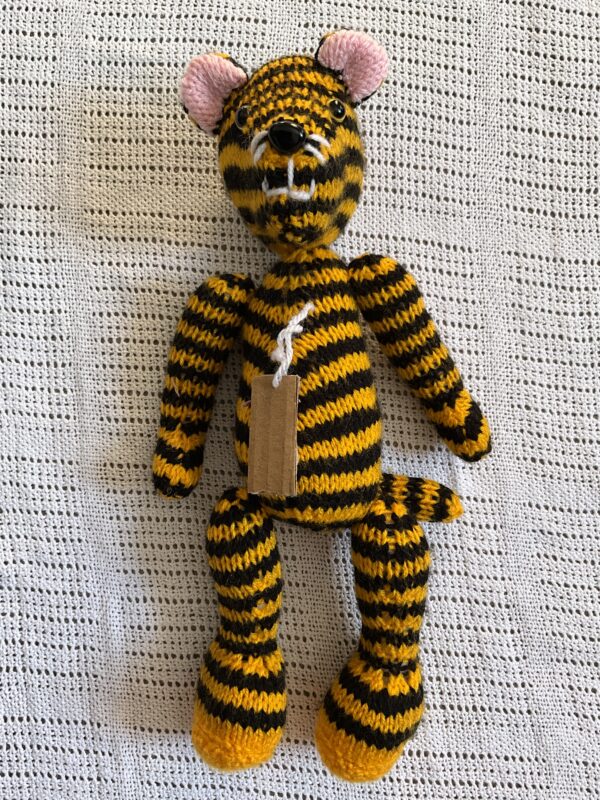 Handknitted Jointed Tiger Toy - main product image