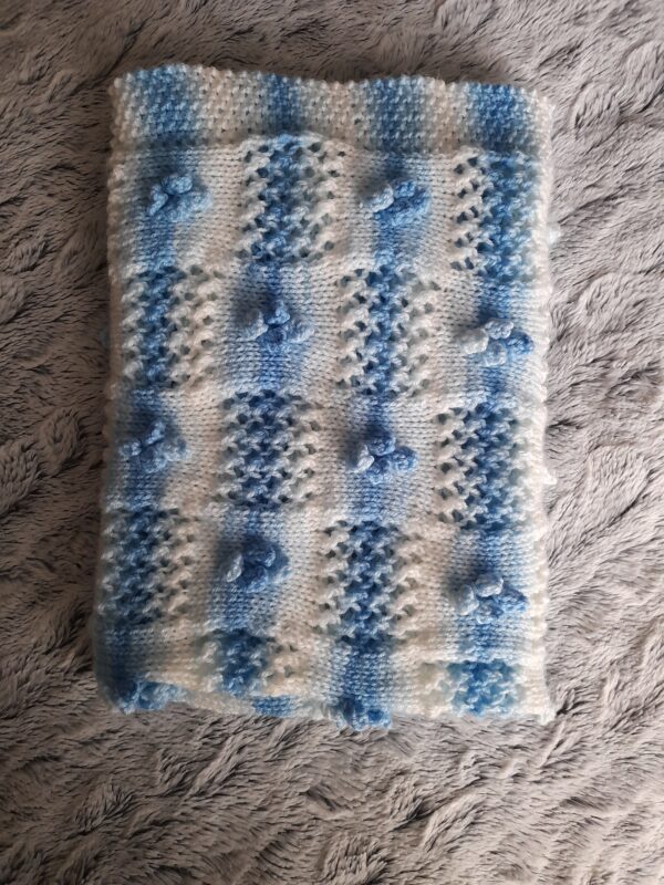 Hand Knit Baby Shawl - main product image